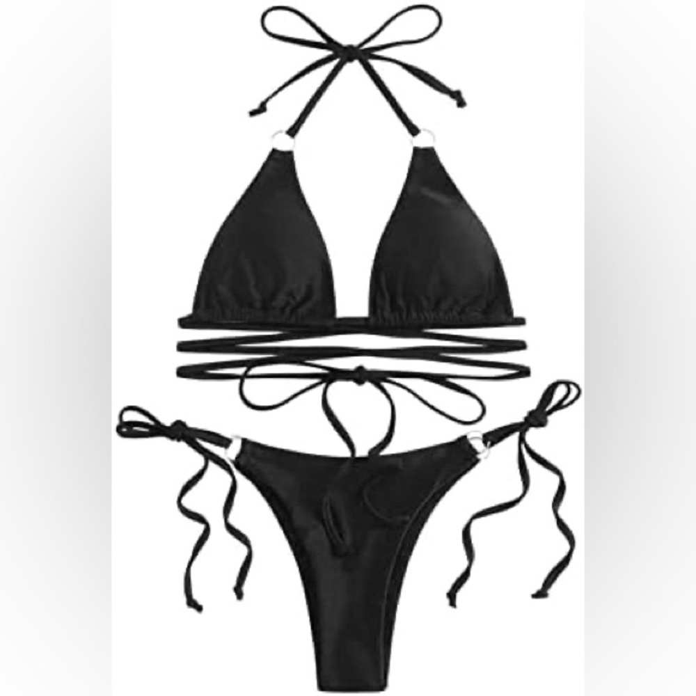 Shein Criss Cross Bikini